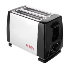 Тостер 750Вт, 2 отдела, 6 степеней поджарки, арт.HJT-016S LEBEN